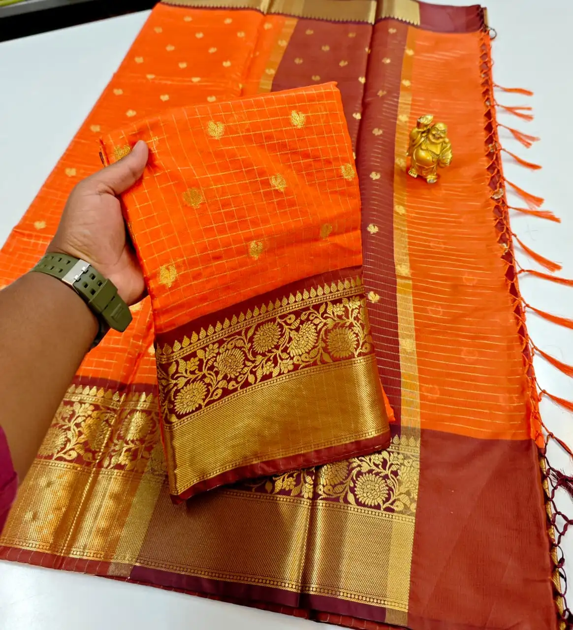 Party wear semi  kanchivaram katan soft silk Sarees
